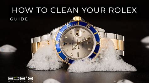 rolex reinigung|how to clean rolex crystals.